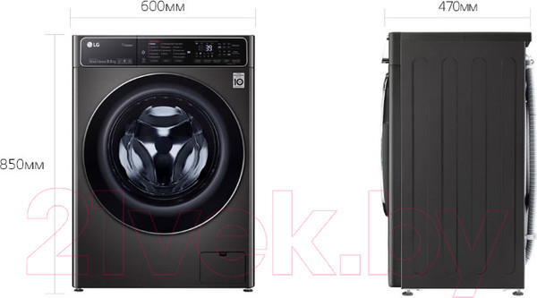Изображение товара Стиральная машина LG AI DD F2T9GW9P