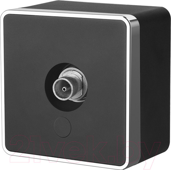 Изображение товара Розетка Werkel Gallant WL15-21-01 / a041704 (черный/хром)