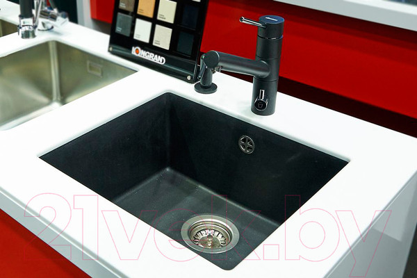 Изображение товара Мойка кухонная Longran Geos GES457.406 (крома)