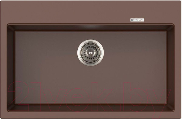 Изображение товара Мойка кухонная Longran Geos GES780.500 (марон)