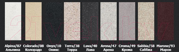 Изображение товара Мойка кухонная Longran Ultra ULS460 (саббиа)