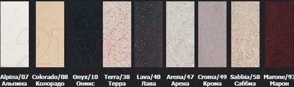 Изображение товара Мойка кухонная Longran Amanda AMG780.500 (альпина)