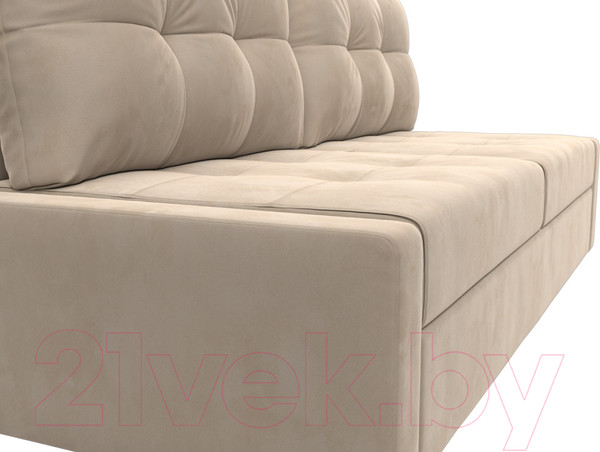 Изображение товара Диван Лига Диванов Мартин / 102802 (велюр бежевый)