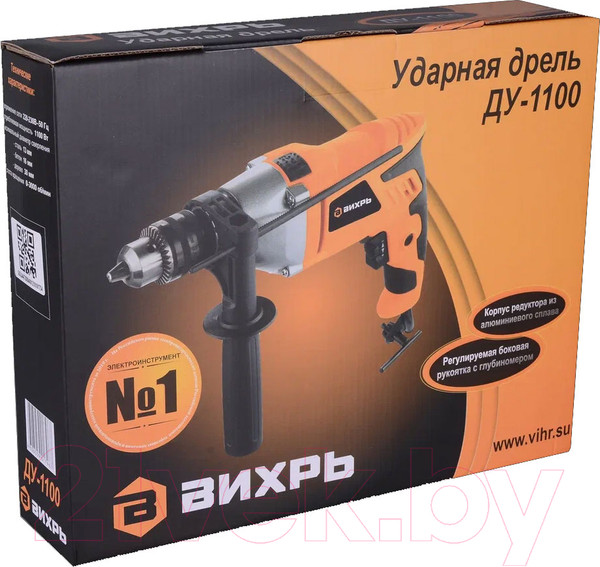 Изображение товара Дрель Вихрь ДУ-1100 (72/8/4)