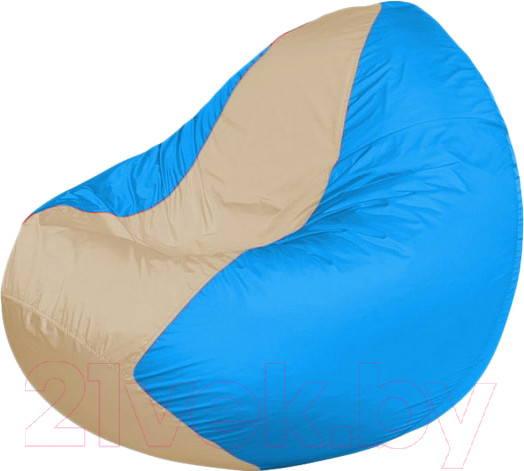 Изображение товара Бескаркасное кресло Flagman Classic К2.1-251 (светло-бежевый/голубой)