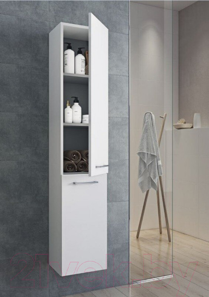 Изображение товара Шкаф-пенал для ванной Cersanit Lara / SB-SL-LAR/Wh