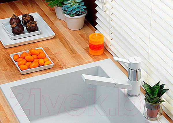 Изображение товара Мойка кухонная Longran Cube CUG410.500 (оникс)