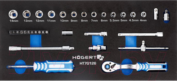 Изображение товара Универсальный набор инструментов Hoegert HT7G126