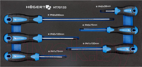 Изображение товара Набор отверток Hoegert HT7G133