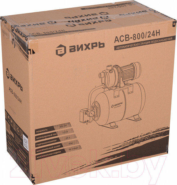 Изображение товара Насосная станция Вихрь АСВ-800/24Н (68/1/7)