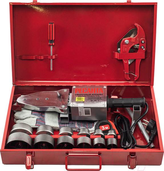 Изображение товара Паяльник для полипропиленовых труб Ресанта АСПТ-2000 (65/55)