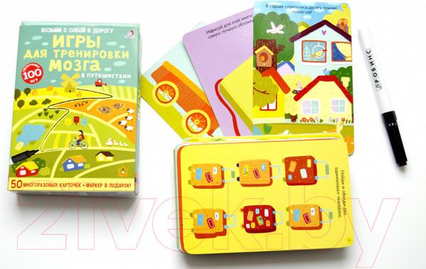 Изображение товара Настольная игра Робинс Игры для тренировки мозга