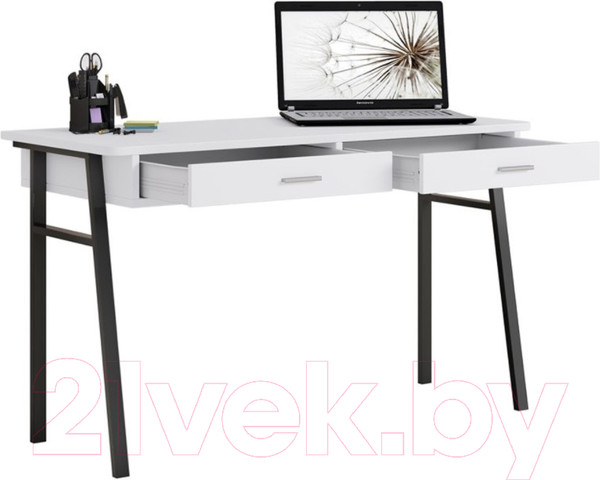 Изображение товара Письменный стол Polini Kids Aviv 1450 (белый)