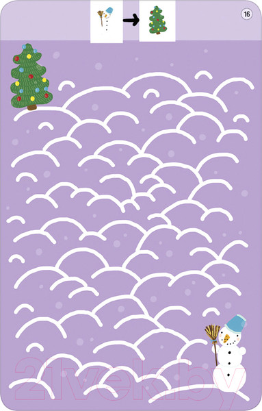 Изображение товара Развивающие карточки Робинс 100 лабиринтов от простых до сложных