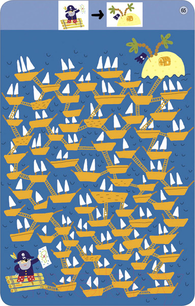 Изображение товара Развивающие карточки Робинс 100 лабиринтов от простых до сложных