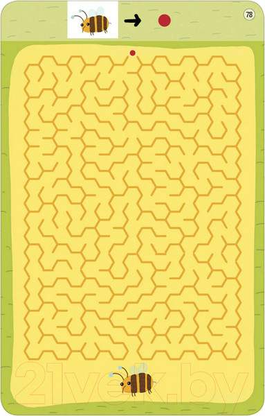 Изображение товара Развивающие карточки Робинс 100 лабиринтов от простых до сложных