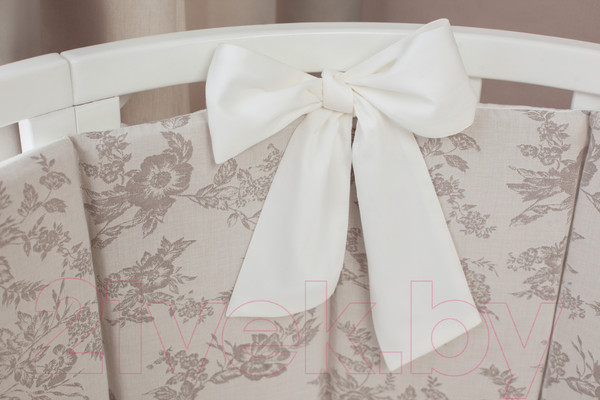 Изображение товара Комплект постельный для малышей Perina Эльфетто Oval / ЭФО6.2 (6 предметов, молочный/белый)