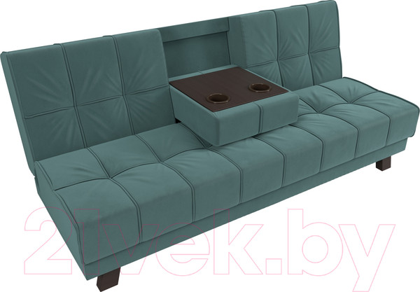 Изображение товара Диван Лига Диванов Винсент (велюр, бирюзовый)