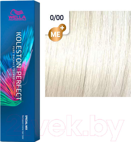 Изображение товара Крем-краска для волос Wella Professionals Koleston Perfect ME+ 0/00 (чистый тон)