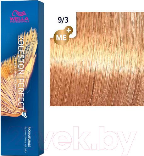 Изображение товара Крем-краска для волос Wella Professionals Koleston Perfect ME+ 9/3 (кленовый сироп)
