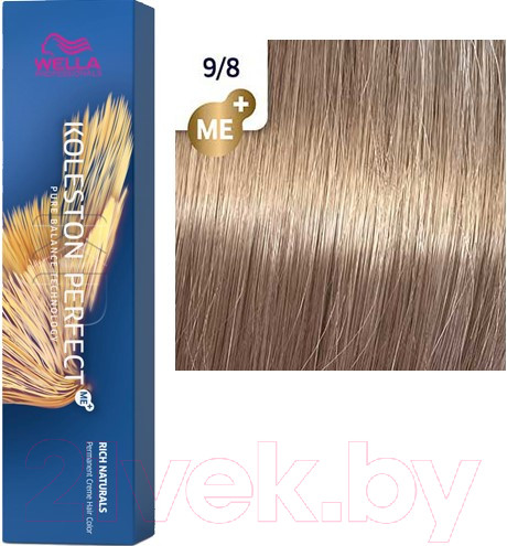 Изображение товара Крем-краска для волос Wella Professionals Koleston Perfect ME+ 9/8 (анды)