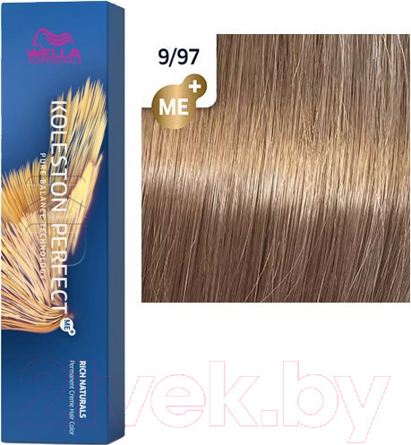 Изображение товара Крем-краска для волос Wella Professionals Koleston Perfect ME+ 9/97 (айриш крем)