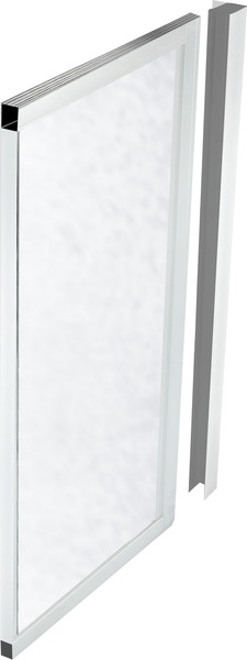 Изображение товара Стеклянная шторка для ванны Triton Аква 147.5x70 (торцевая)