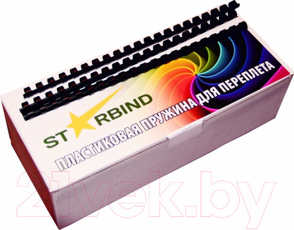 Изображение товара Пружины для переплета Starbind 22мм / BP22Bk (50шт, черный)