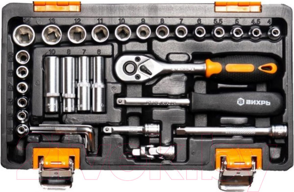 Изображение товара Универсальный набор инструментов Вихрь 73/6/7/2