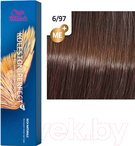 Изображение товара Крем-краска для волос Wella Professionals Koleston Perfect ME+ 6/97 (кофейный мусс)