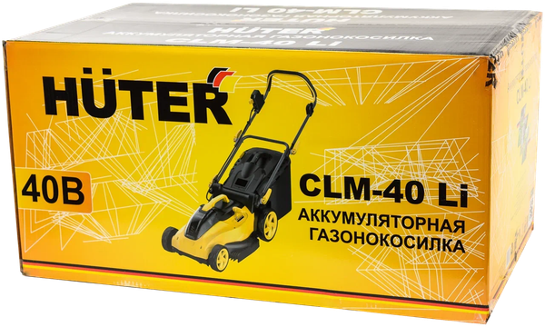 Изображение товара Газонокосилка аккумуляторная Huter CLM-40 Li (70/4/10)