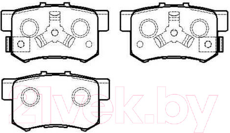 Изображение товара Тормозные колодки HSB HP8163
