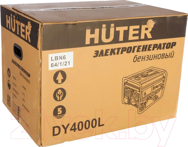 Изображение товара Бензиновый генератор Huter DY4000L (64/1/21)