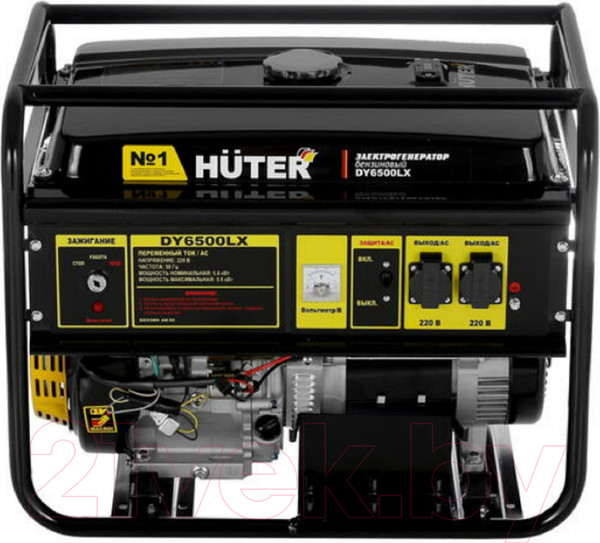 Изображение товара Бензиновый генератор Huter DY6500LX с колесами (64/1/15)