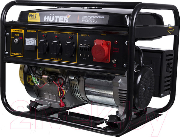 Изображение товара Бензиновый генератор Huter DY8000LX-3 (64/1/28)