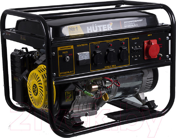 Изображение товара Бензиновый генератор Huter DY8000LX-3 (64/1/28)