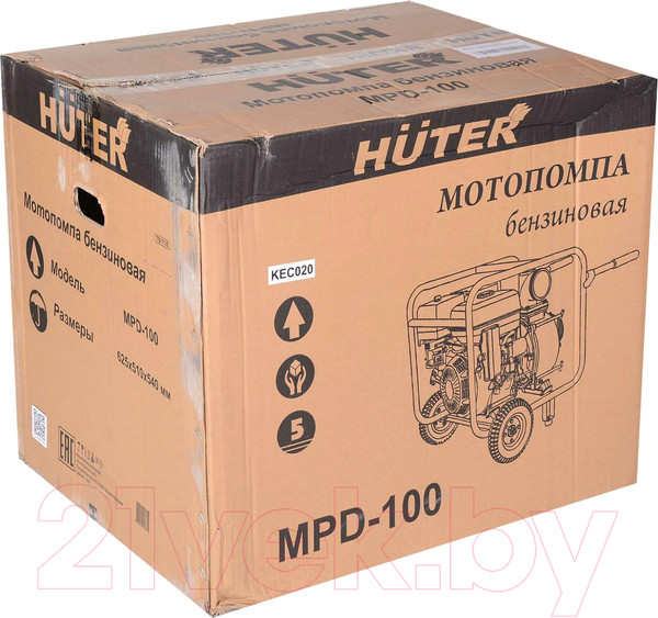 Изображение товара Мотопомпа Huter MPD-100 (70/11/6)