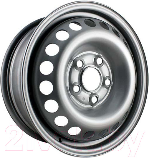 Изображение товара Штампованный диск Trebl 9053T 16x6.5" 5x120мм DIA 65.1мм ET 62мм Silver