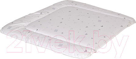 Изображение товара Пеленальный матрас Polini Kids French Teddy (белый/серый)