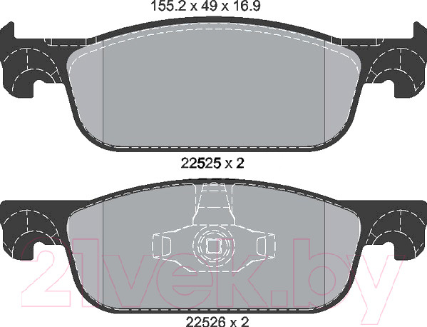 Изображение товара Тормозные колодки Textar 2252501