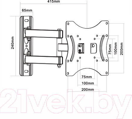 Изображение товара Кронштейн для телевизора MasterKron PLA17-223