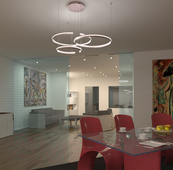 Изображение товара Люстра Евросвет 90180/3 (сатин-никель)