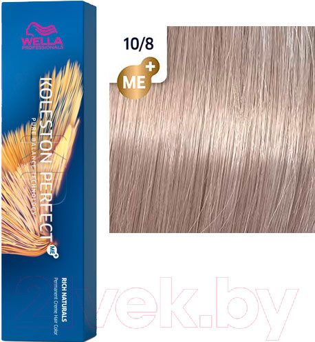 Изображение товара Крем-краска для волос Wella Professionals Koleston Perfect ME+ 10/8 (сьерра-невада)