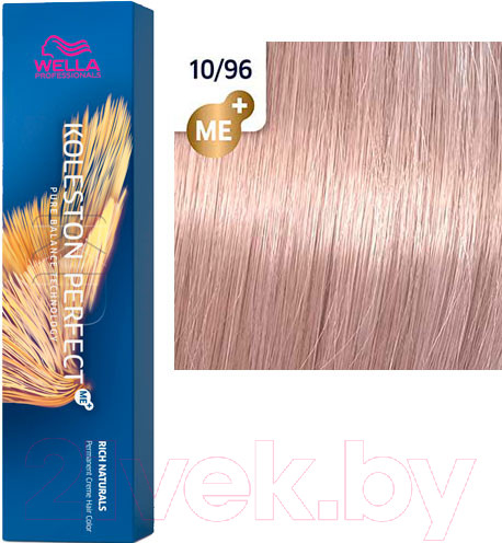 Изображение товара Крем-краска для волос Wella Professionals Koleston Perfect ME+ 10/96 (бланманже)