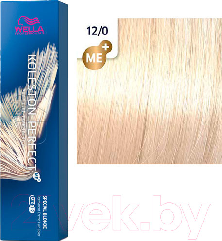 Изображение товара Крем-краска для волос Wella Professionals Koleston Perfect ME+ 12/0 (кунжут)