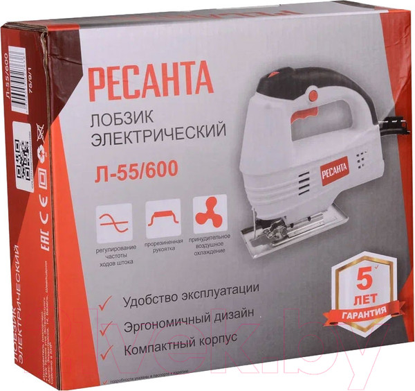 Изображение товара Электролобзик Ресанта Л-55/600 (75/9/1)