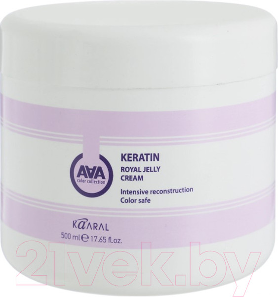 Изображение товара Маска для волос Kaaral AAA Keratin Royal Jelly Сream питательная (500мл)