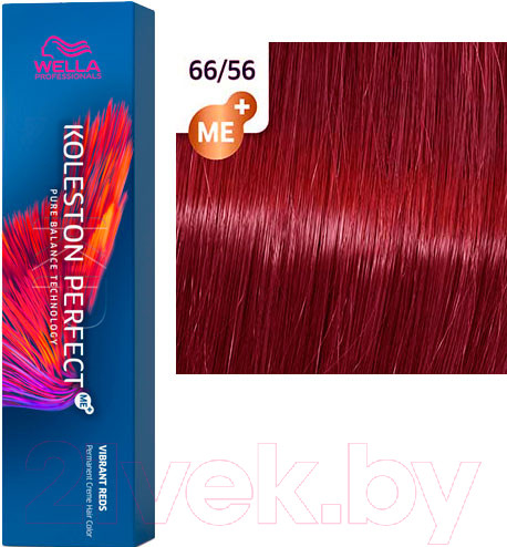 Изображение товара Крем-краска для волос Wella Professionals Koleston Perfect ME+ 66/56 (пряная сангрия)