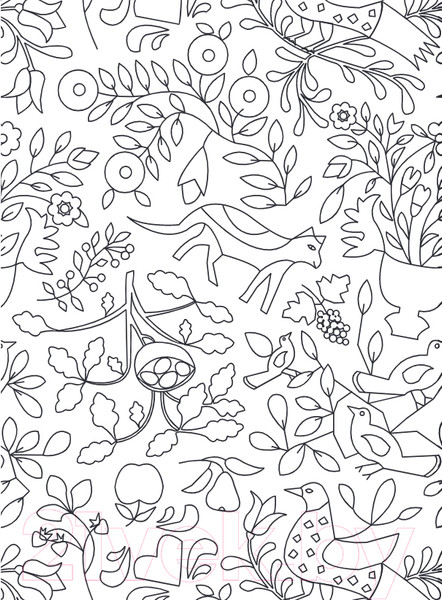 Изображение товара Раскраска-антистресс Эксмо Кототерапия. Раскраска-антистресс для взрослых