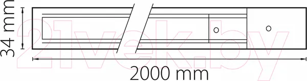 Изображение товара Шинопровод Lightstar Barra 502025